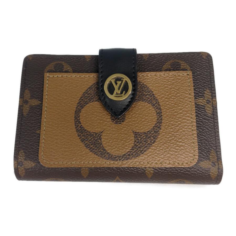 【極美品】ルイヴィトン モノグラム リバース ジュリエット 折り財布 証明画像有 ルイヴィトン モノグラム・リバース・ポルトフォイユジュリエット・2