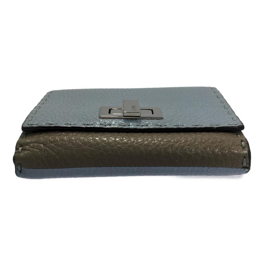 FENDI（フェンディ） ピーカブー・2つ折り財布/スカイブルー/FENDI