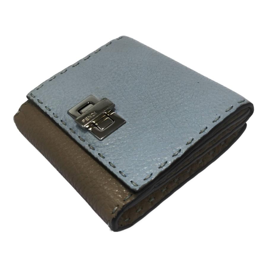 FENDI（フェンディ） ピーカブー・2つ折り財布/スカイブルー/FENDI
