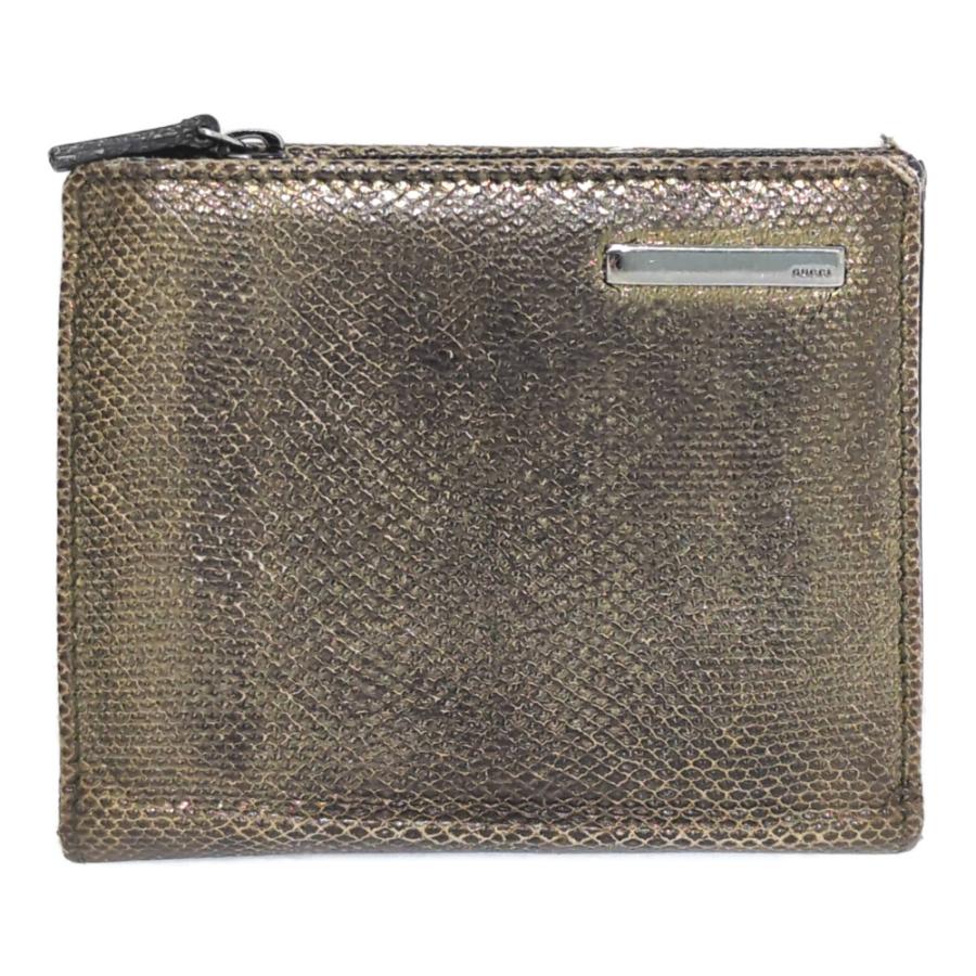 GUCCI グッチ パイソンレザー 二つ折り財布 GUCCI グッチ パイソンレザー 二つ折り財布