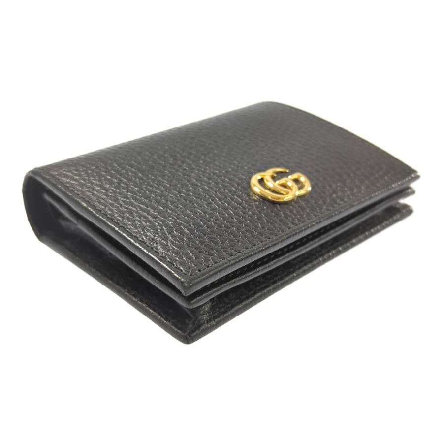 GUCCI（グッチ） GGマーモント・レザー 2つ折り財布 ミニ財布/735830