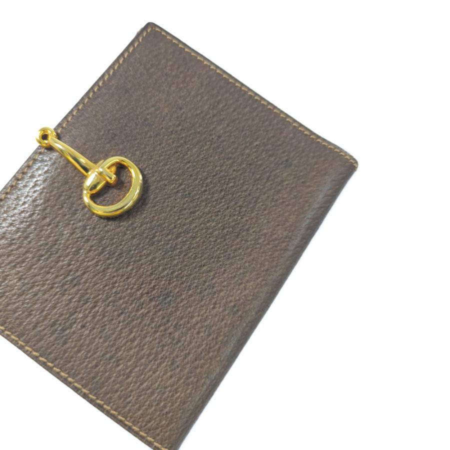 【美品】 GUCCI グッチ 2つ折り財布 財布 ホースビット コンパクト 白 GUCCI（グッチ） ホースビット 二つ折り財布 札入れ 小銭入れ 二つ折り