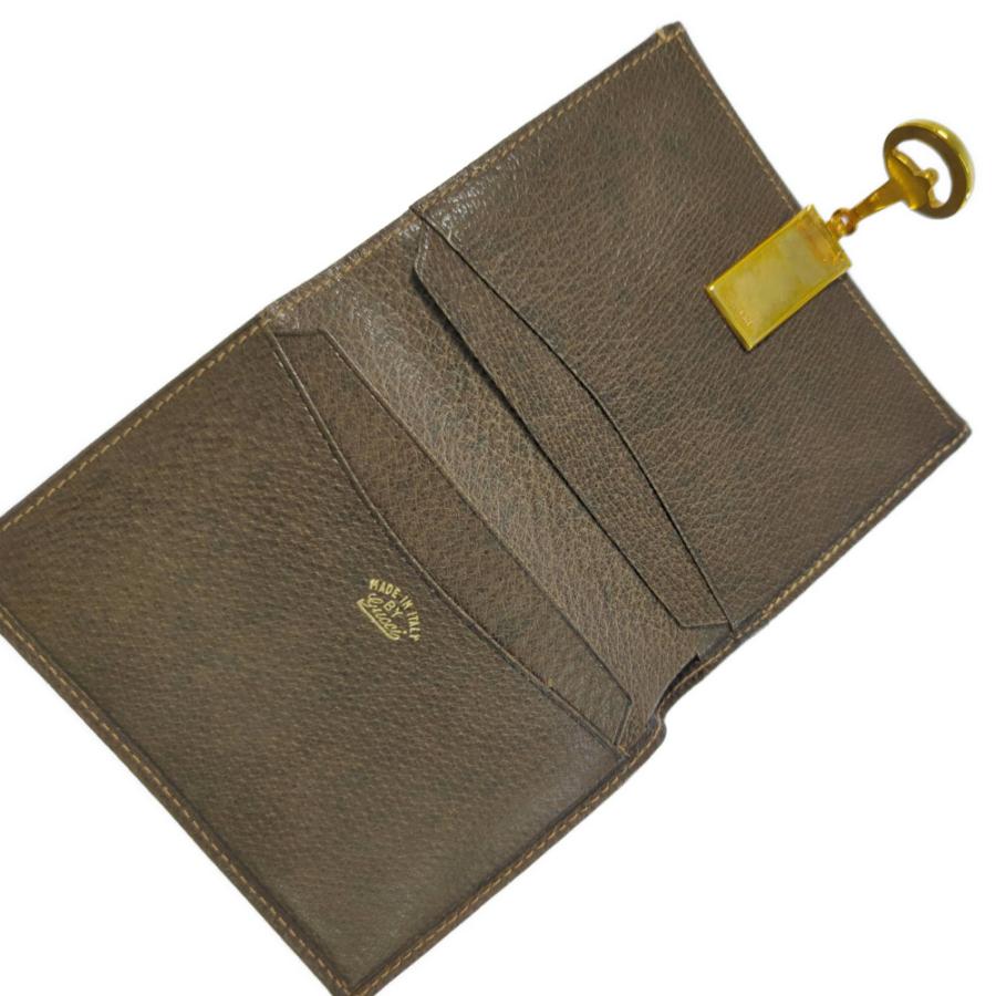 【美品】 GUCCI グッチ 2つ折り財布 財布 ホースビット コンパクト 白 GUCCI（グッチ） ホースビット 二つ折り財布 札入れ 小銭入れ 二つ折り
