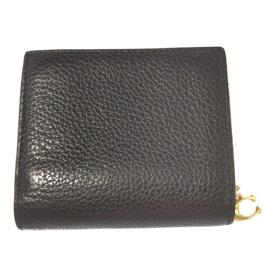 COACH（コーチ） ラスト1点 ロゴプレート レザー 2つ折り財布