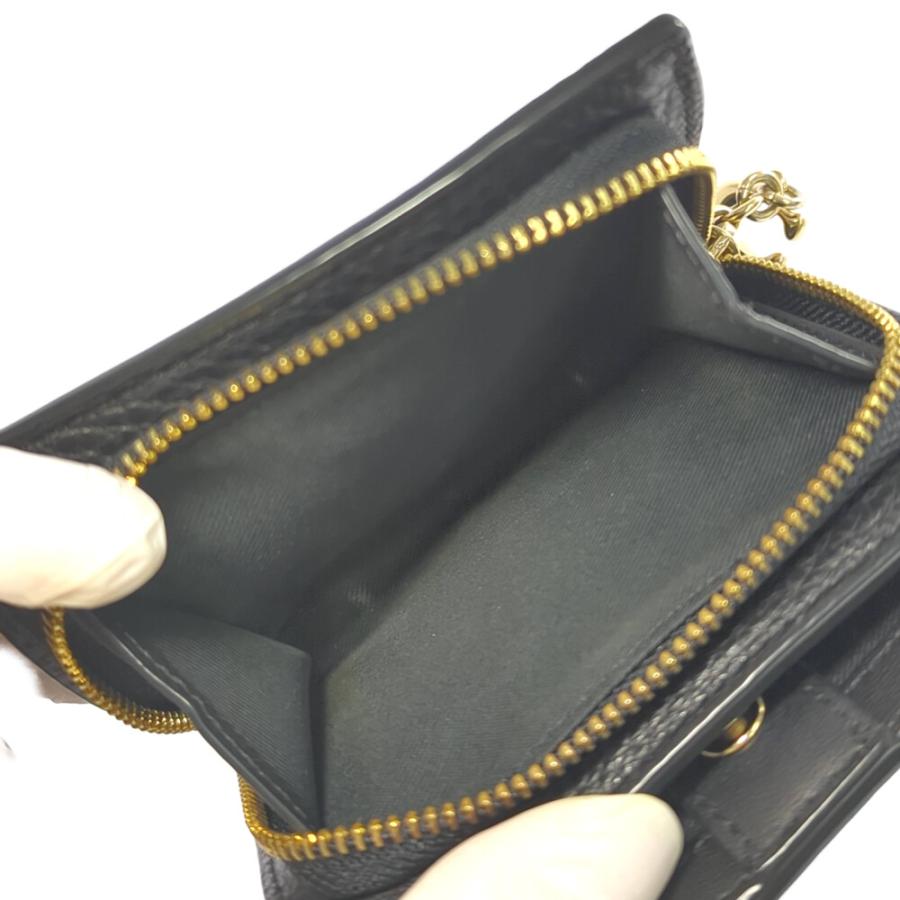 COACH（コーチ） ラスト1点 ロゴプレート レザー 2つ折り財布