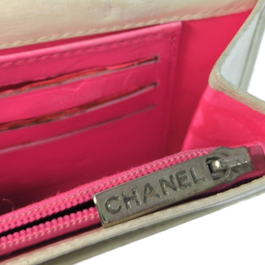 CHANEL（シャネル） カンボンライン ココマーク レザー 2つ折り 財布