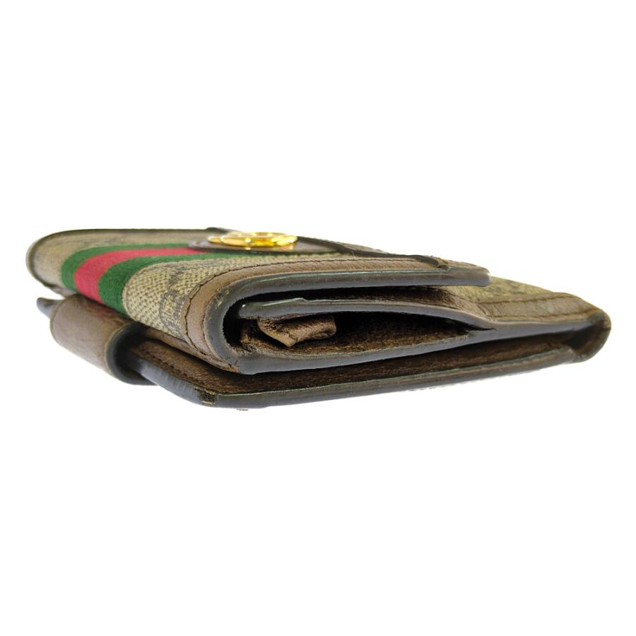 GUCCI（グッチ） 2つ折り財布 523173 ベージュ /b260507/613368