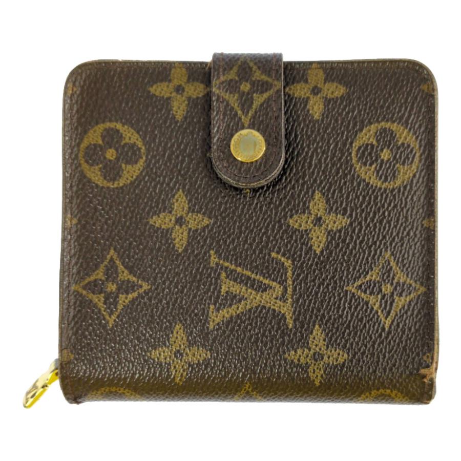 LOUIS VUITTON ルイヴィトン ２つ折り財布 M61667 モノグラム LOUIS VUITTON ルイヴィトン モノグラム コンパクトジップ 2つ折り財布