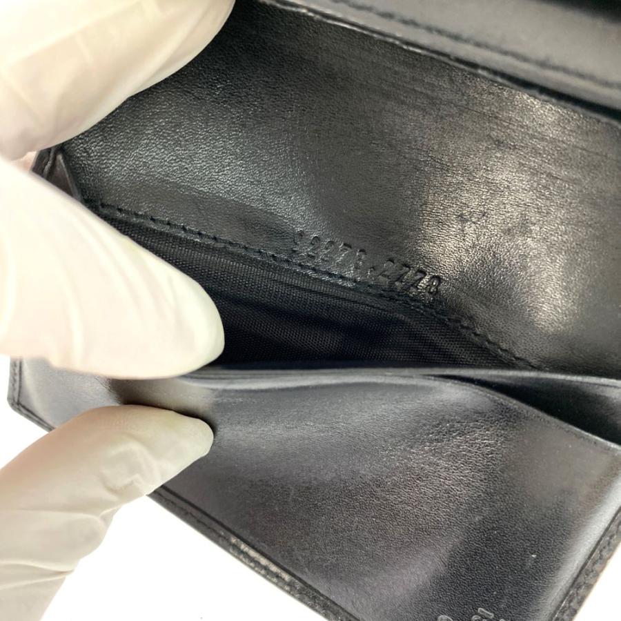 GUCCI（グッチ） GGキャンバス・名刺入れカードケース 黒 /92273