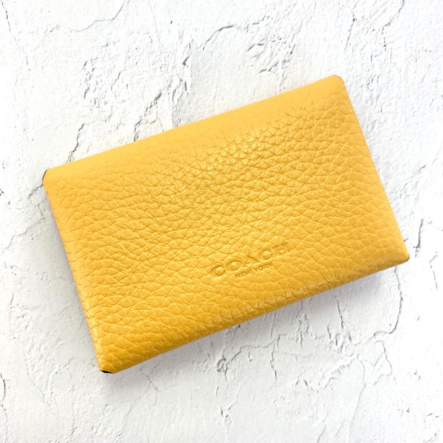COACH（コーチ） シグネチャーターンロック レザー 名刺入れカード