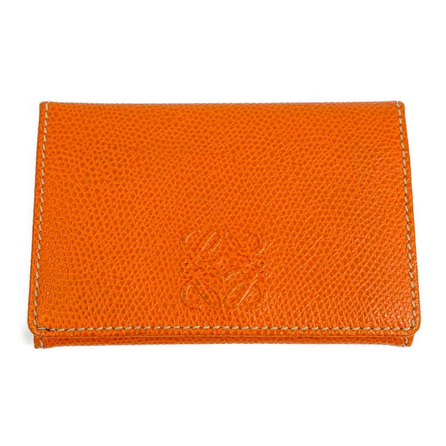 LOEWE（ロエベ） 名刺入れカードケース/オレンジ/LOEWE 翌日配送可