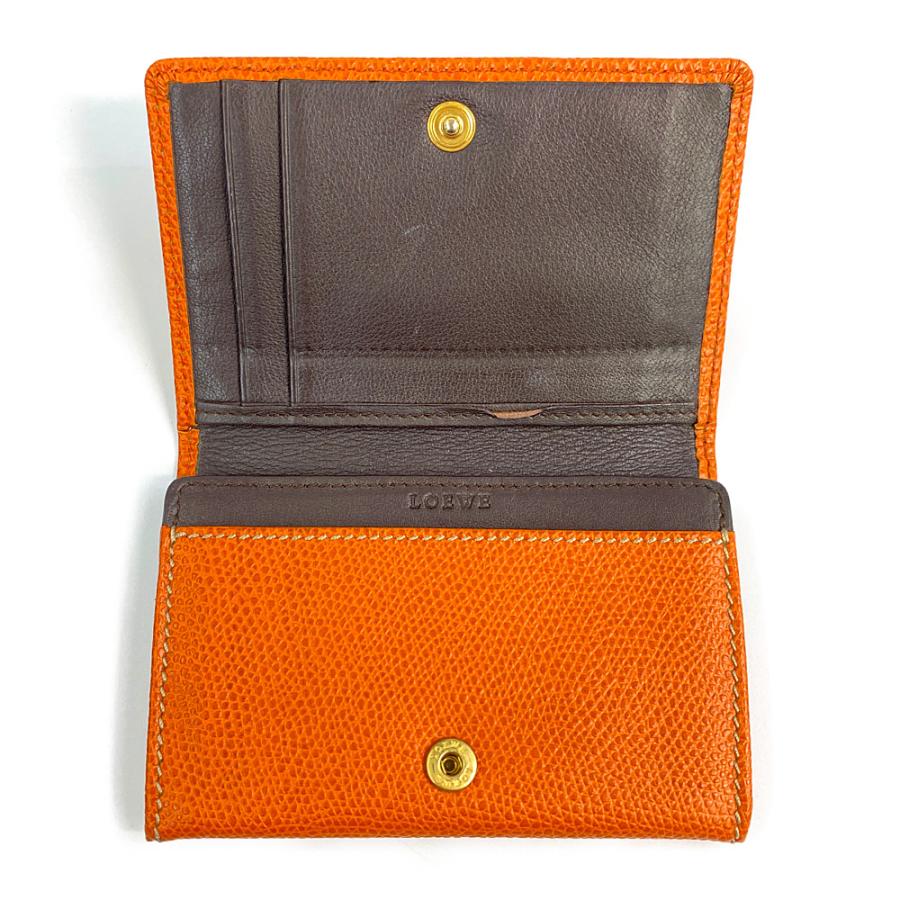 LOEWE（ロエベ） 名刺入れカードケース/オレンジ/LOEWE 翌日配送可
