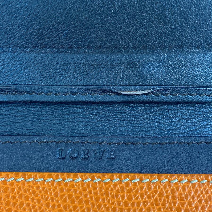 LOEWE（ロエベ） 名刺入れカードケース/オレンジ/LOEWE 翌日配送可