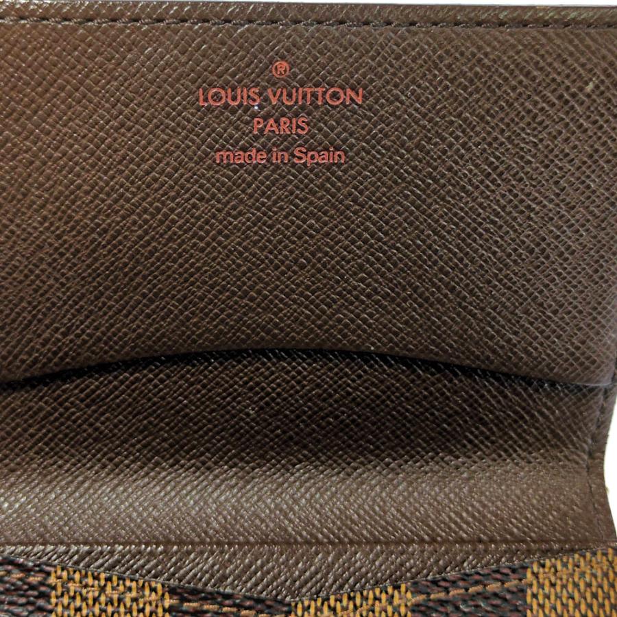LOUIS VUITTON ルイヴィトン ダミエ エベヌ アンヴェロップカルトドゥ