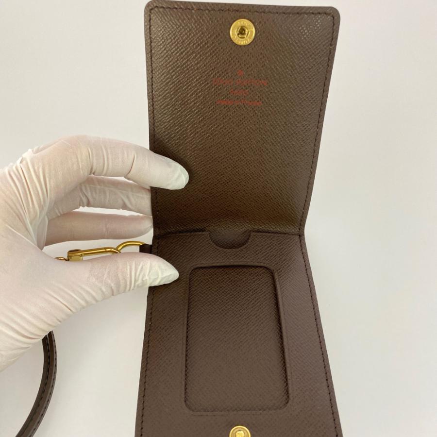 ルイヴィトン ダミエ・エベヌ・ポルトカルトID・パスケースカード