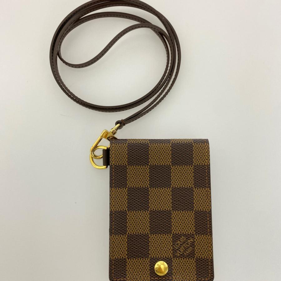 ルイヴィトン ダミエ・エベヌ・ポルトカルトID・パスケースカード