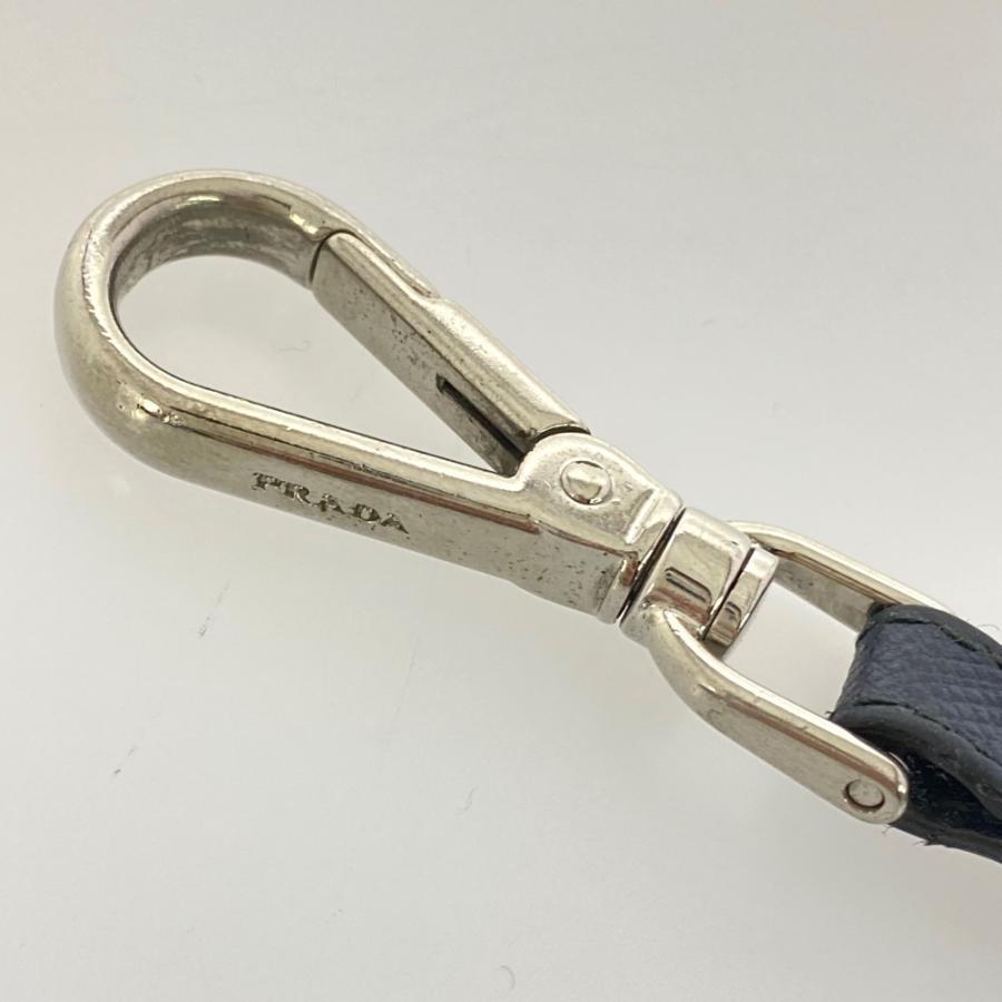 PRADA プラダ ロボット パスケースカードケース/ネイビー/ブラック