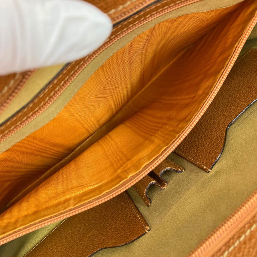 GUCCI ビジネスバッグ 2way バンブー カーフレザー ブラウン GUCCI（グッチ） バンブー・ブリーフケース・ビジネスバッグ