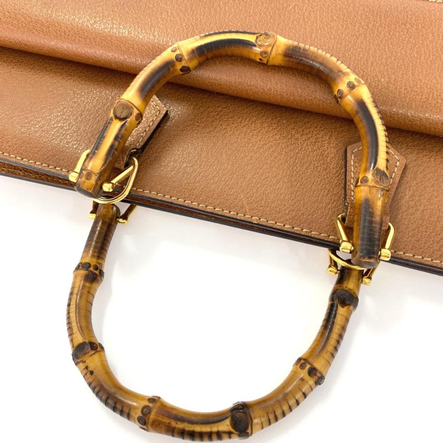GUCCI グッチ バンブー 2way ビジネスバッグ ブリーフケース