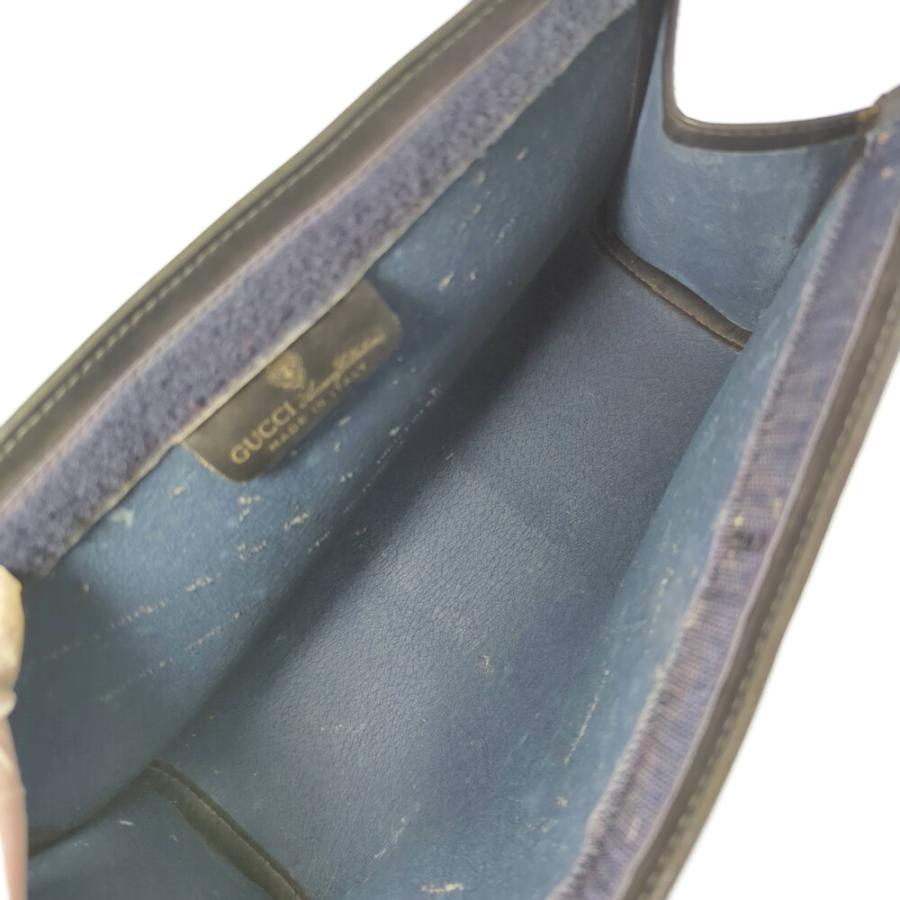 GUCCI グッチ シェリー・オールドグッチ・レザー ボディバッグ クラッチバッグ/570142123/ネイビー系/ミニバッグ/b250605/581018 | GUCCI | 06
