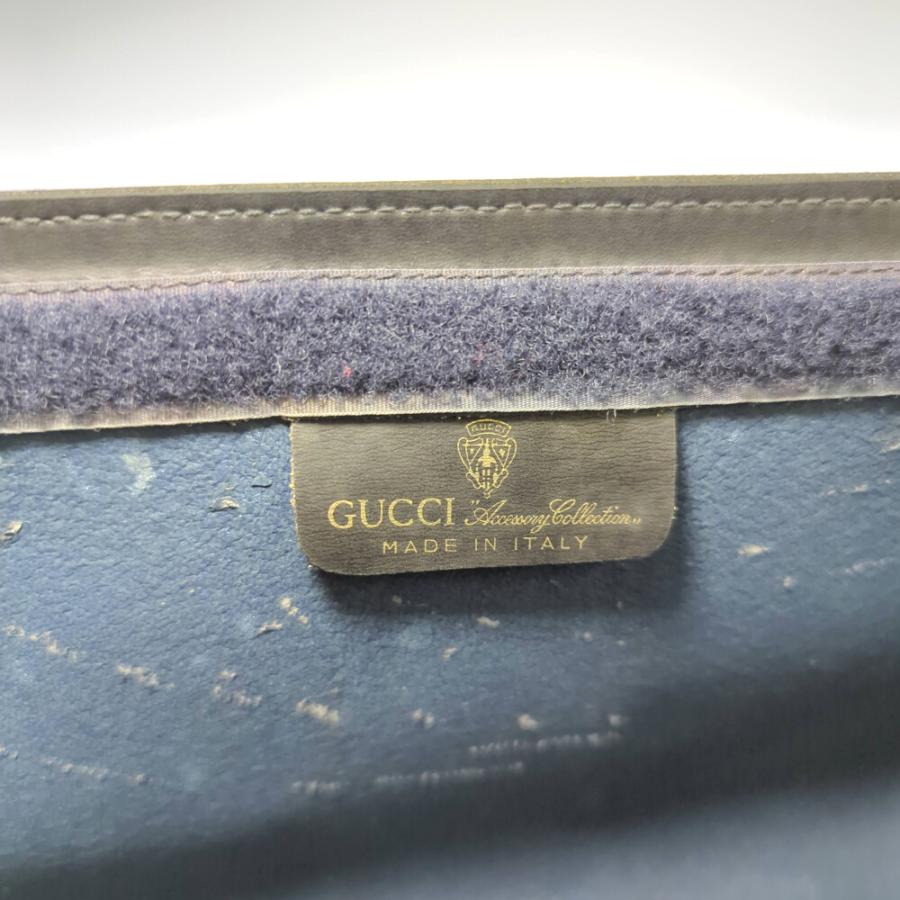 GUCCI グッチ シェリー・オールドグッチ・レザー ボディバッグ クラッチバッグ/570142123/ネイビー系/ミニバッグ/b250605/581018 | GUCCI | 07