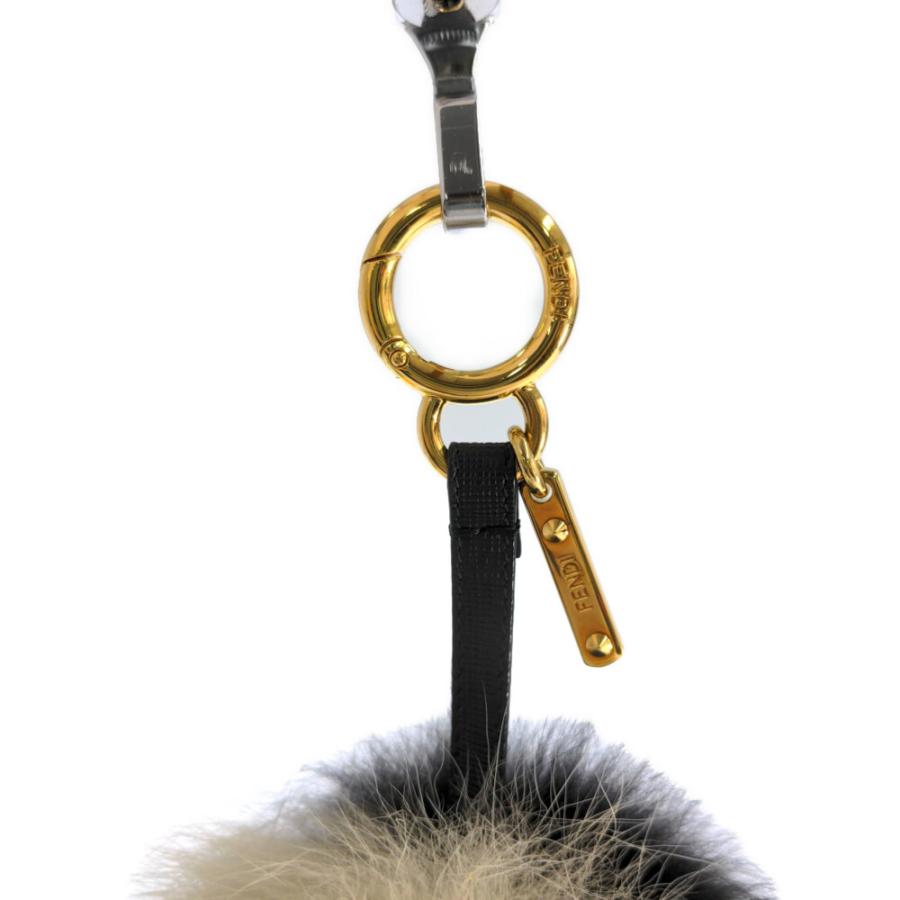 美品 FENDI フェンディ ファー バッグチャーム キーホルダー 210.jpg