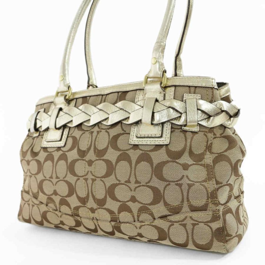 COACH（コーチ） シグネチャー・ハンドバッグ/F13065/ベージュ