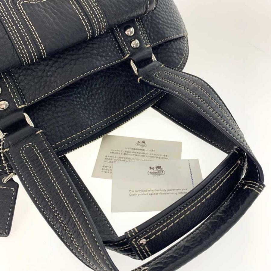COACH（コーチ） ハンプトンズジップサッチェル・ハンドバッグ/F13963