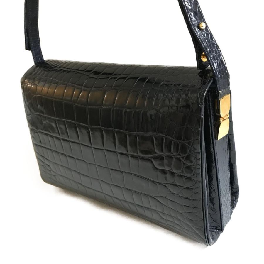 ベルマ フラップハンドバッグ/ブラック×ネイビー/BERMA 翌日配送可/RF5  