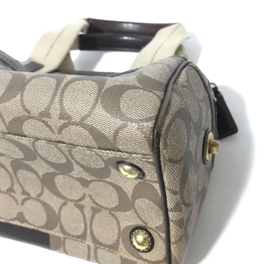 COACH コーチ シグネチャー・ハンドバッグ ミニボストン/11563