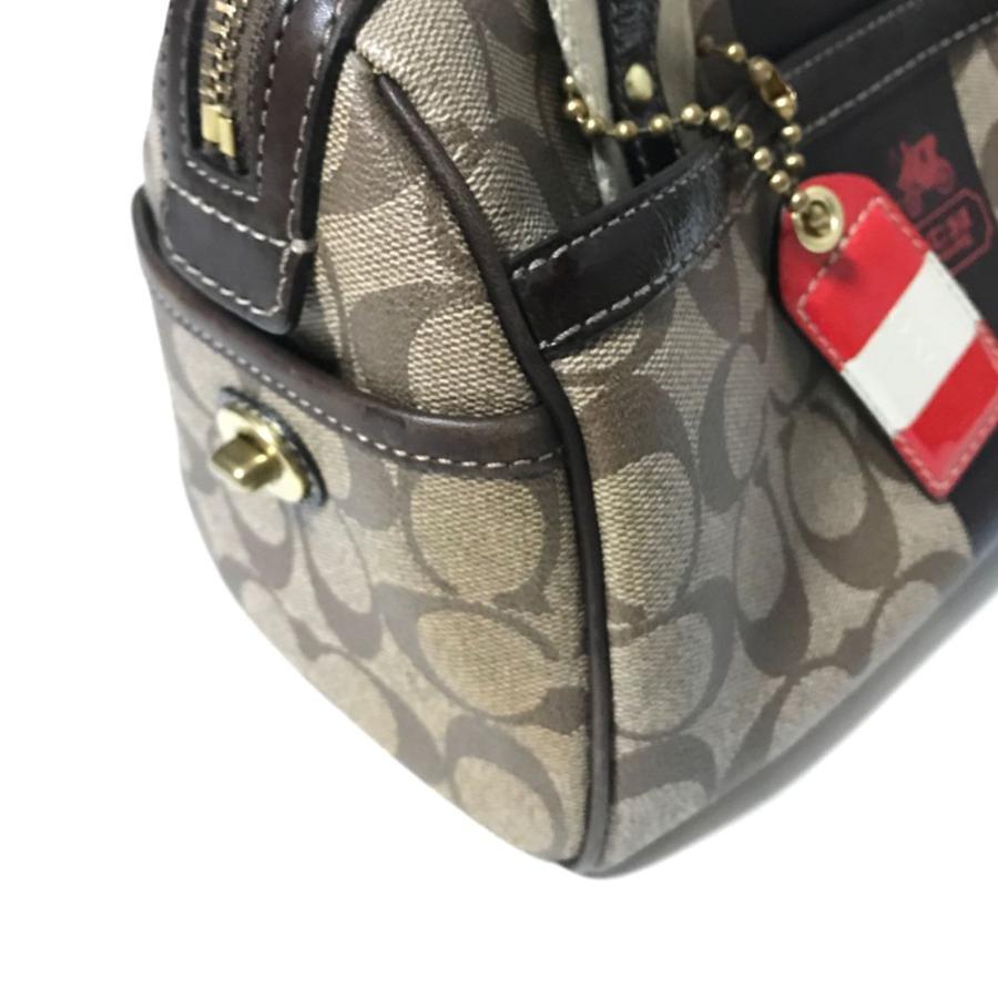 COACH コーチ シグネチャー・ハンドバッグ ミニボストン/11563