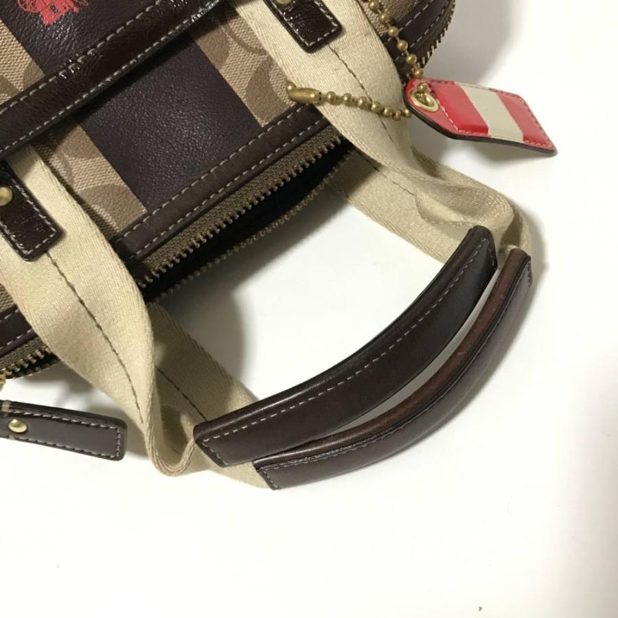 COACH コーチ シグネチャー・ハンドバッグ ミニボストン/11563