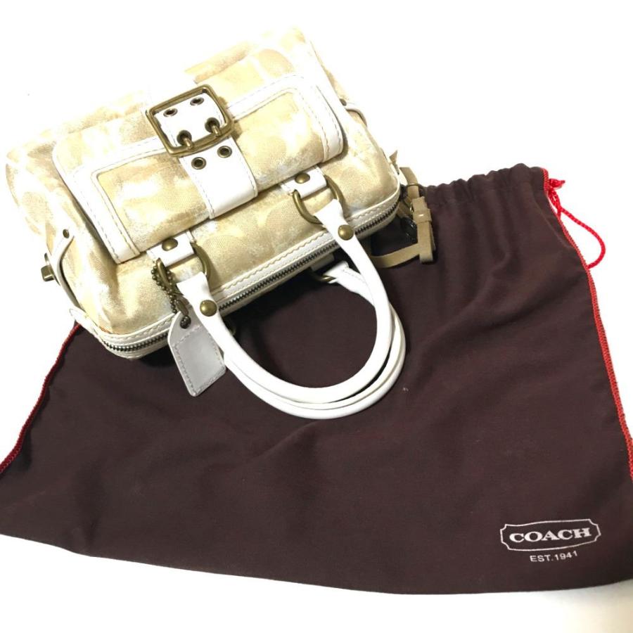 COACH コーチ シグネチャー・ハンドバッグ キャンバス×レザー COACH コーチ シグネチャー・ハンドバッグ キャンバス×レザー