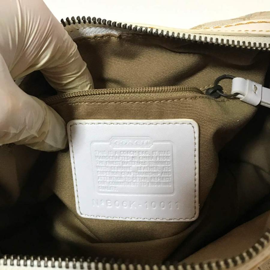 COACH（コーチ） シグネチャー・ハンドバッグ キャンバス×レザー/10011