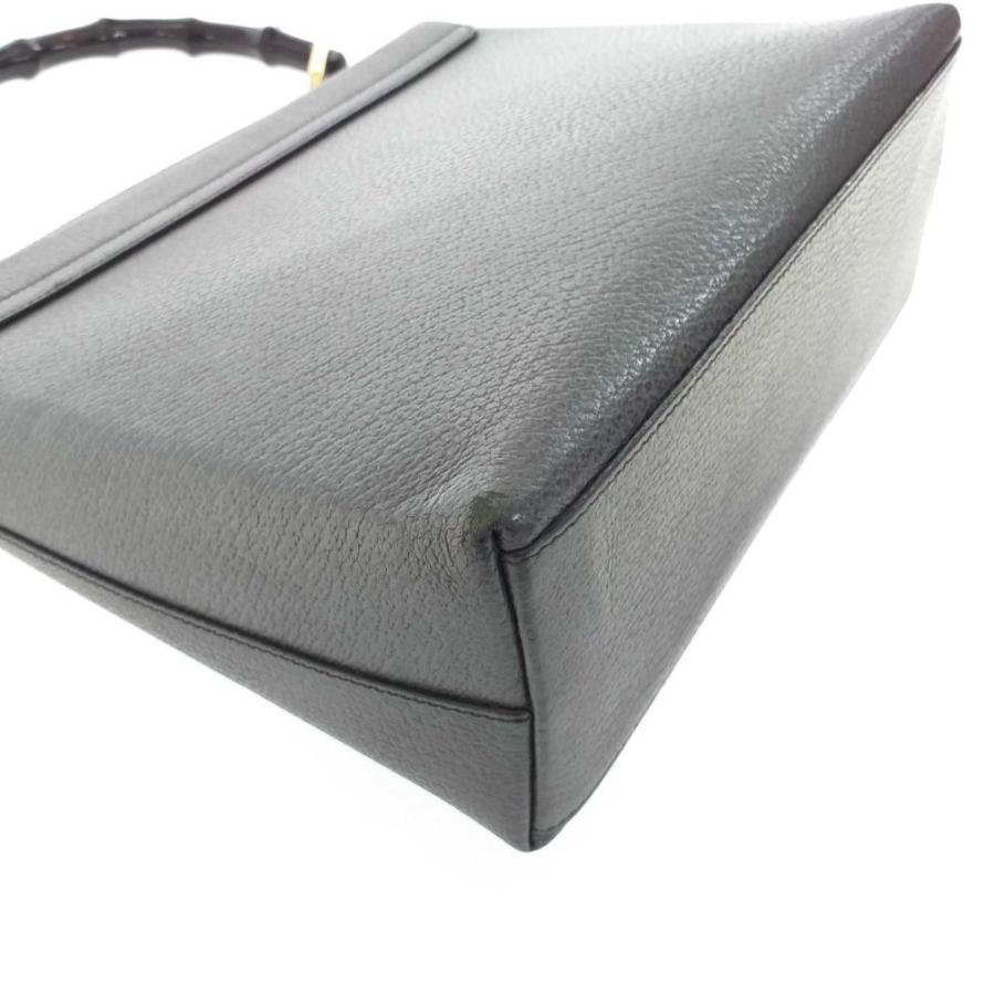 GUCCI（グッチ） バンブー・レザートップハンドルハンドバッグ