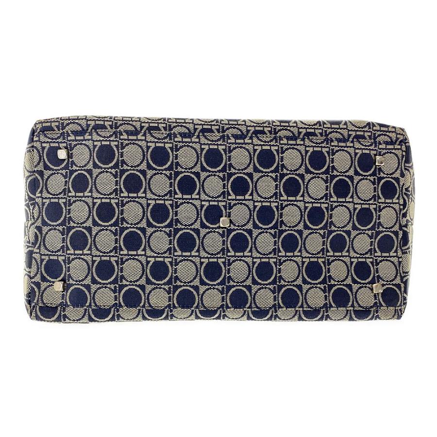 サルヴァトーレフェラガモ ガンチーニ・ジャガードデニムボストン