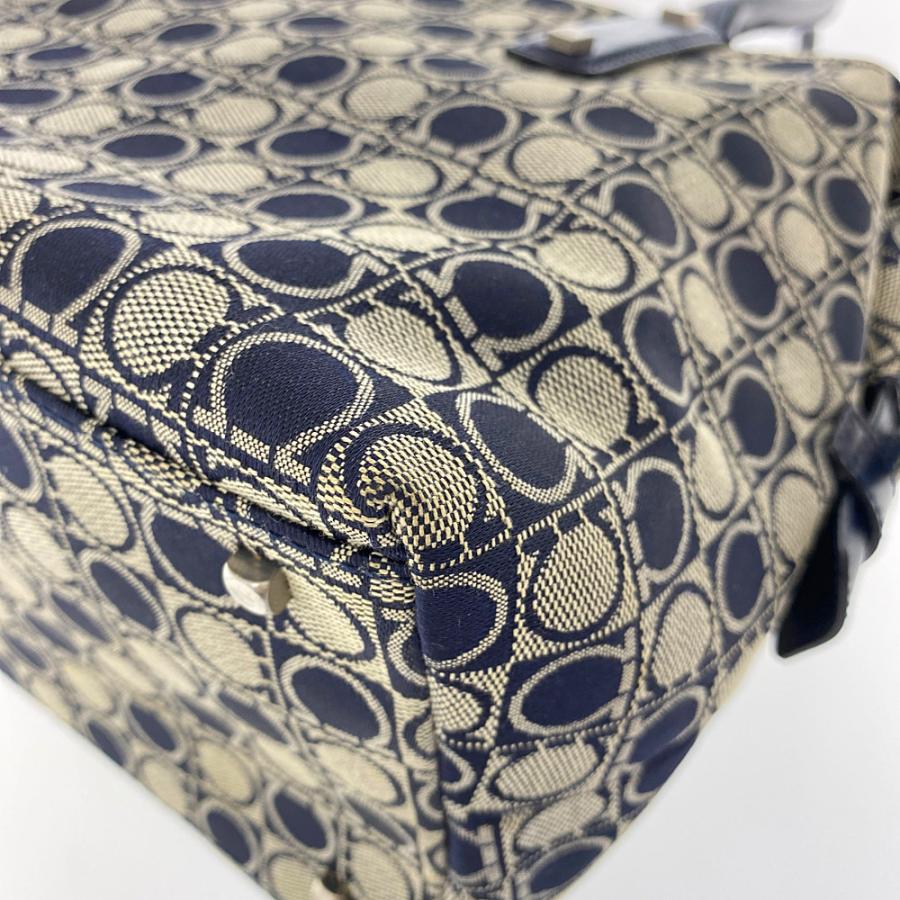 サルヴァトーレフェラガモ ガンチーニ・ジャガードデニムボストン