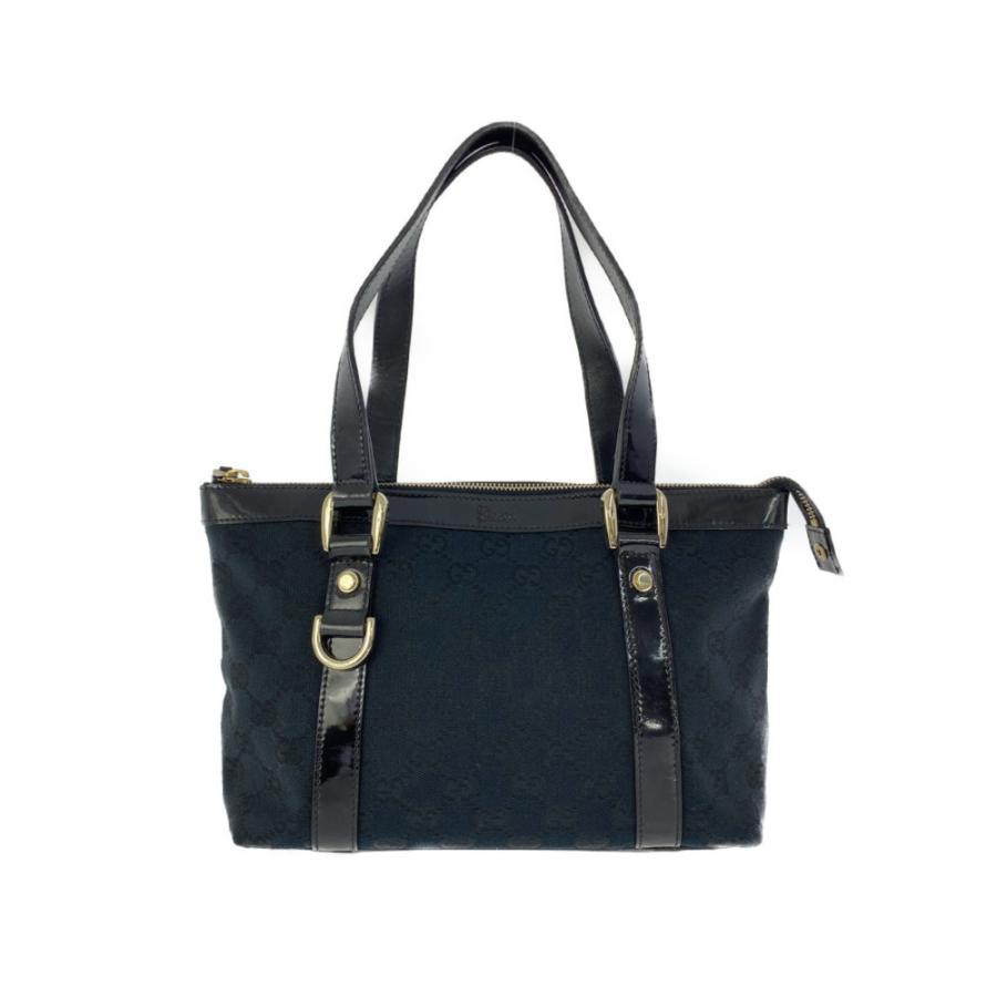 GUCCI（グッチ） GGキャンバス・ハンドバッグ/141471/ブラック/GUCCI