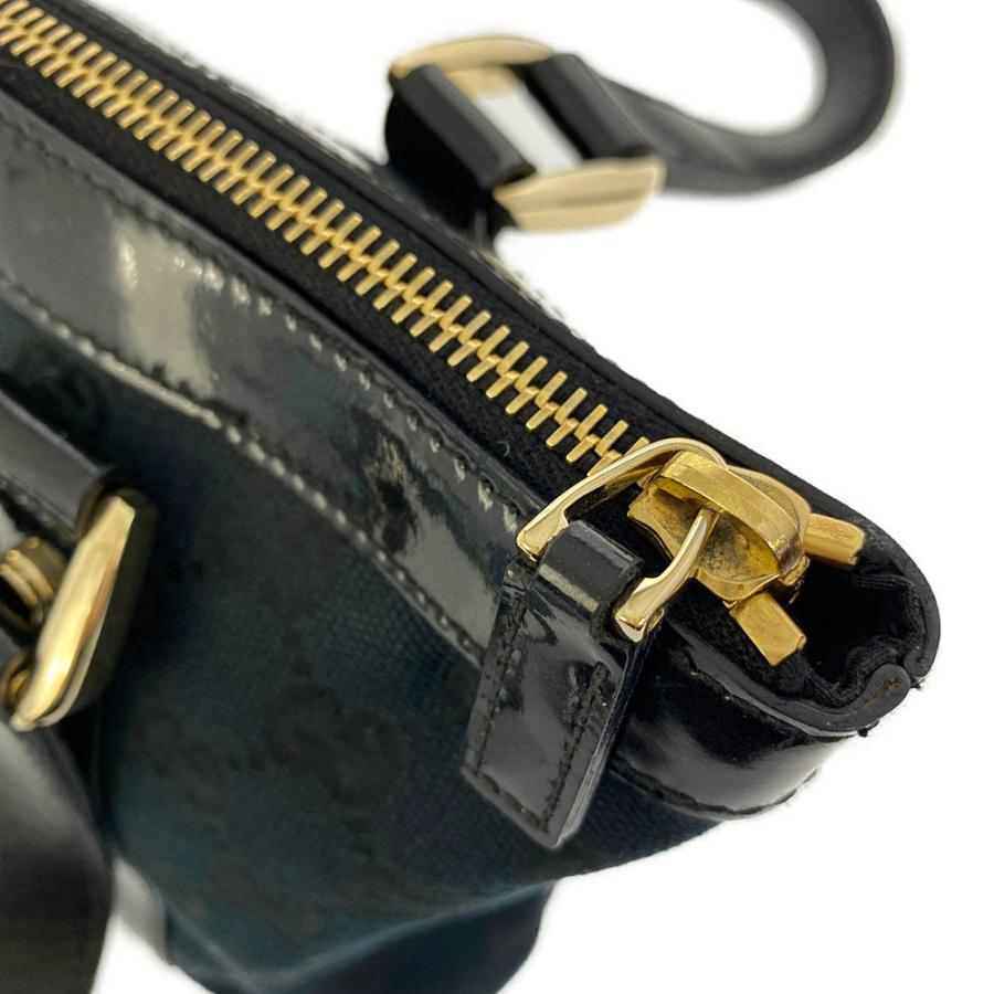 GUCCI（グッチ） GGキャンバス・ハンドバッグ/141471/ブラック/GUCCI