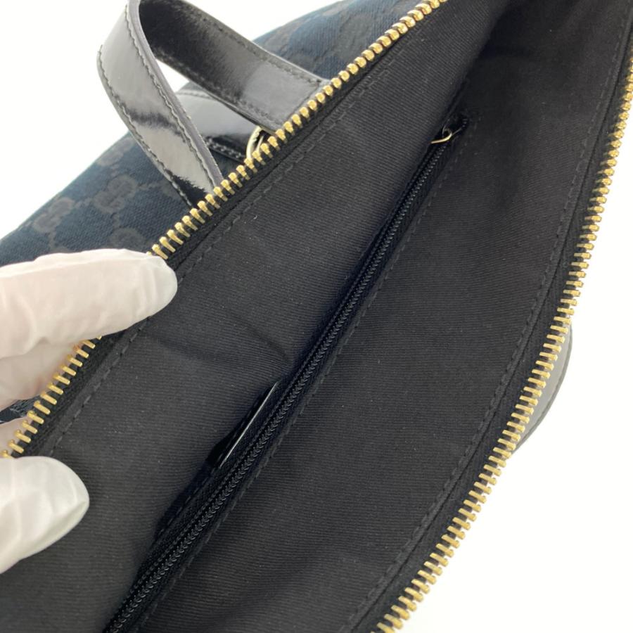 GUCCI（グッチ） GGキャンバス・ハンドバッグ/141471/ブラック/GUCCI