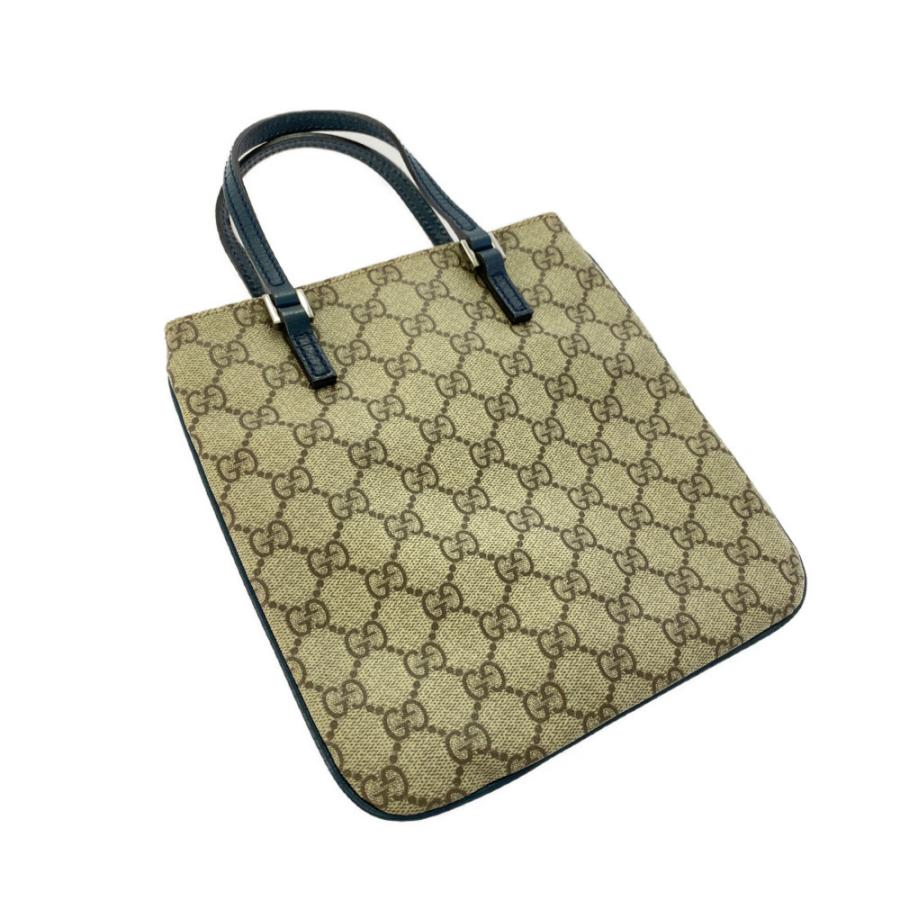 GUCCI（グッチ） GGスプリーム・ハンドバッグ/114600/ベージュ/ブルー
