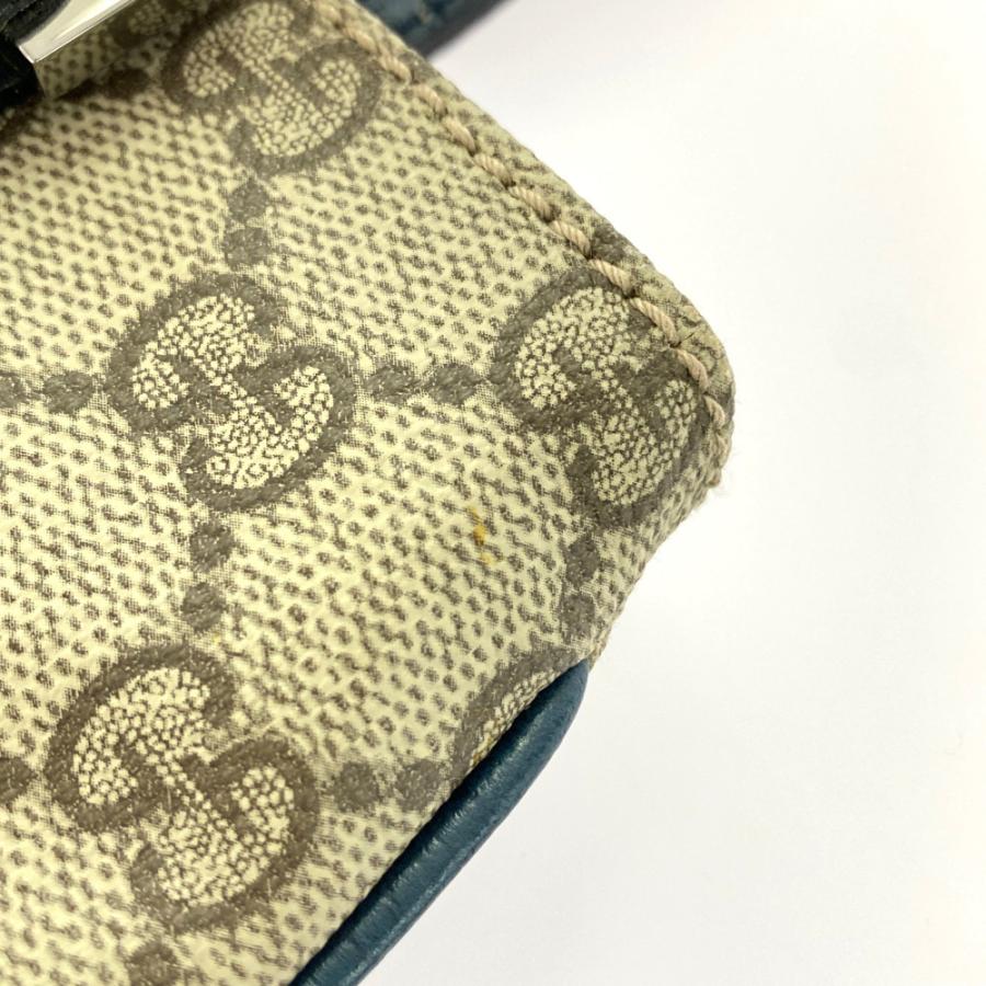 GUCCI（グッチ） GGスプリーム・ハンドバッグ/114600/ベージュ/ブルー