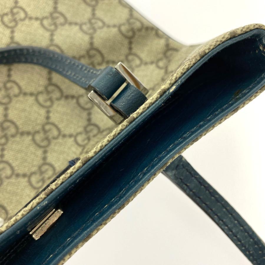 GUCCI（グッチ） GGスプリーム・ハンドバッグ/114600/ベージュ/ブルー