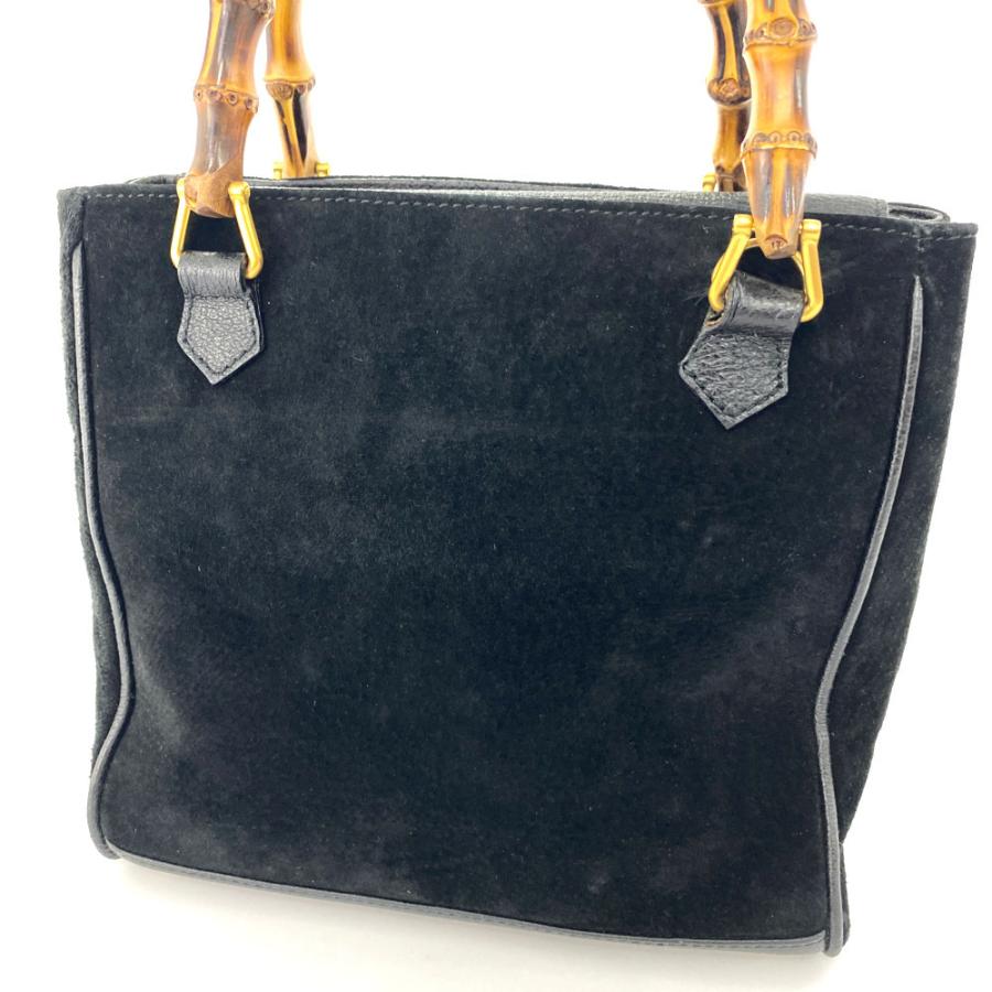 GUCCI グッチ スエードバンブー・2WAYハンドバッグ/000・122