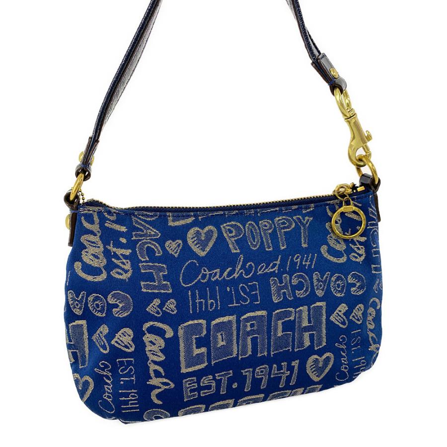 COACH（コーチ） ポピー・ハンドバッグ/ネイビー/COACH 翌日配送可