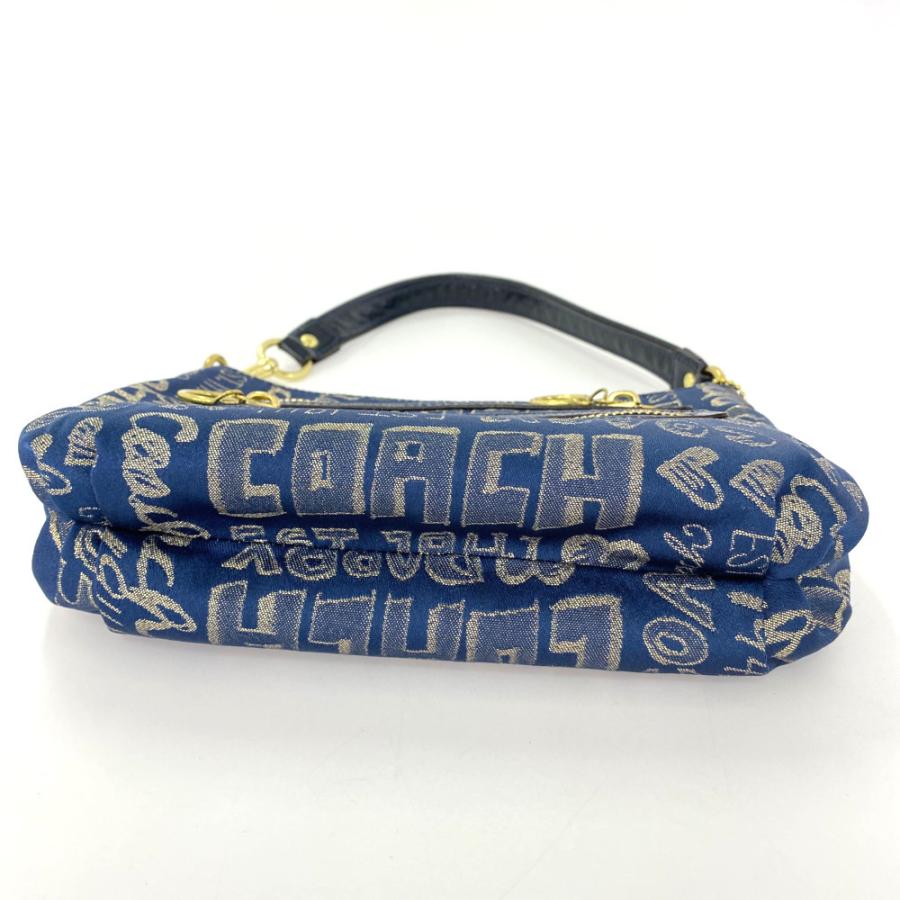 COACH コーチ ポピー・ハンドバッグ/ネイビー/COACH 翌日配送可
