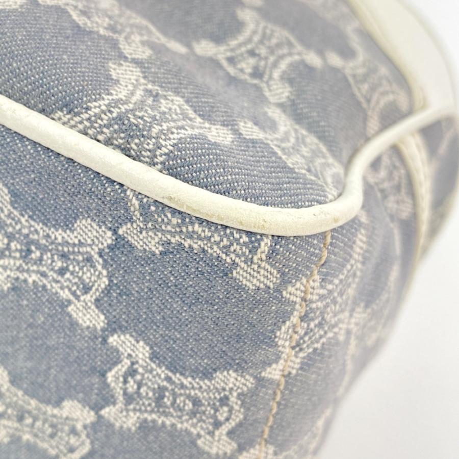 未使用 希少!ホワイトCELINE セリーヌ マカダムブギーバッグ ブルーデニム CELINE セリーヌ ニューブギーバッグ・パリマカダム デニム