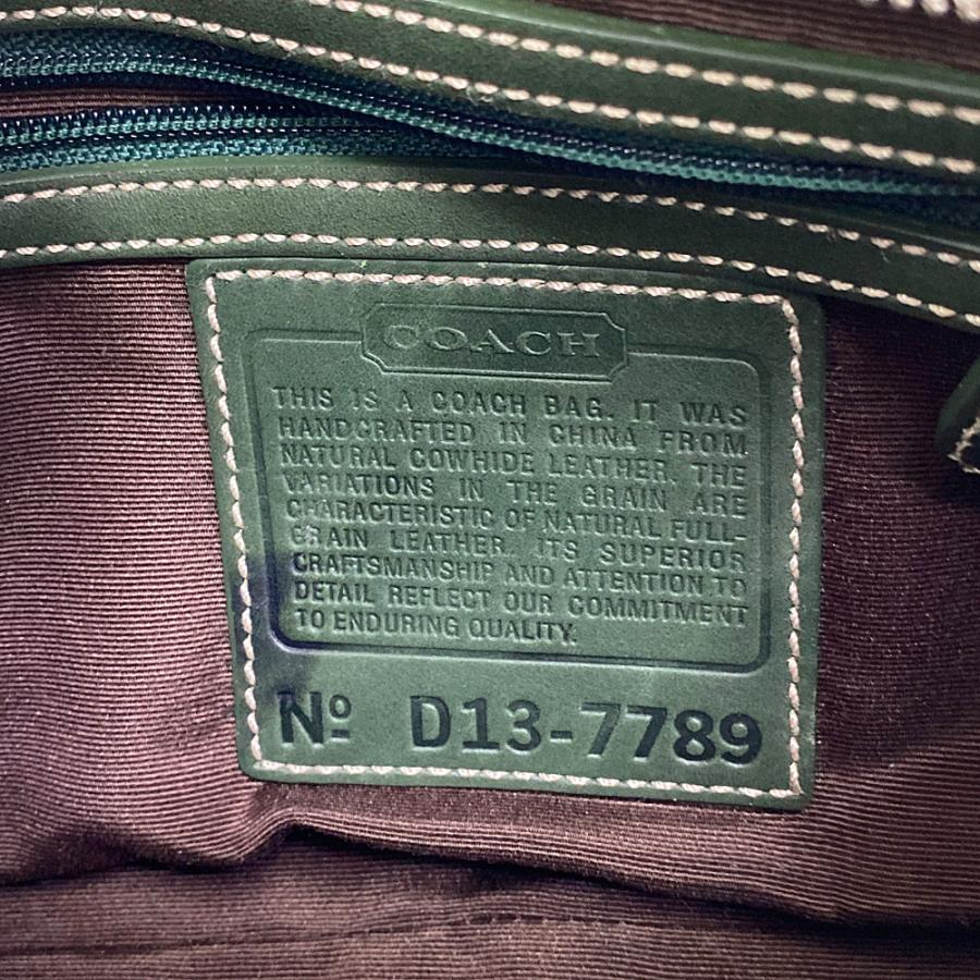 COACH（コーチ） グラブタンレザーハンドバッグ/7789/カーキ/COACH