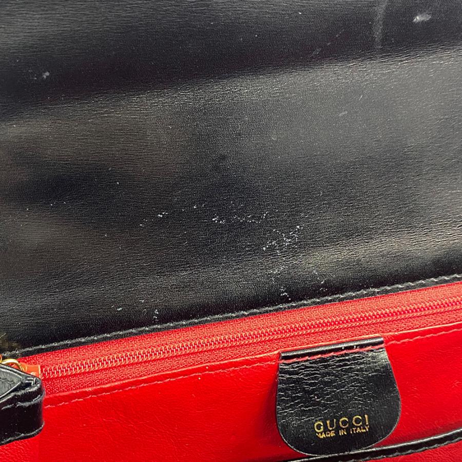 GUCCI（グッチ） バンブー・トップハンドル ハンドバッグ/ブラック