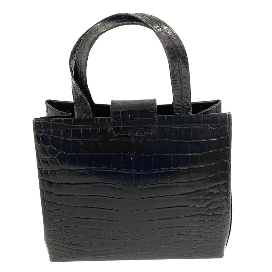 サルヴァトーレフェラガモ ヴェラ 型押し ハンドバッグ/AQ21/8252